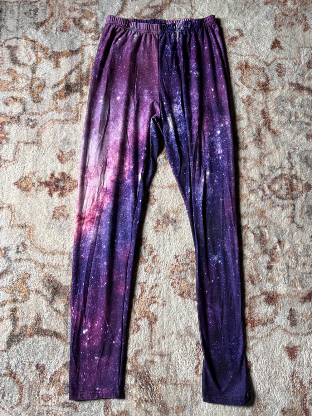 🌟3/$20 Eligible! Pink Purple Galaxy Print Leggings